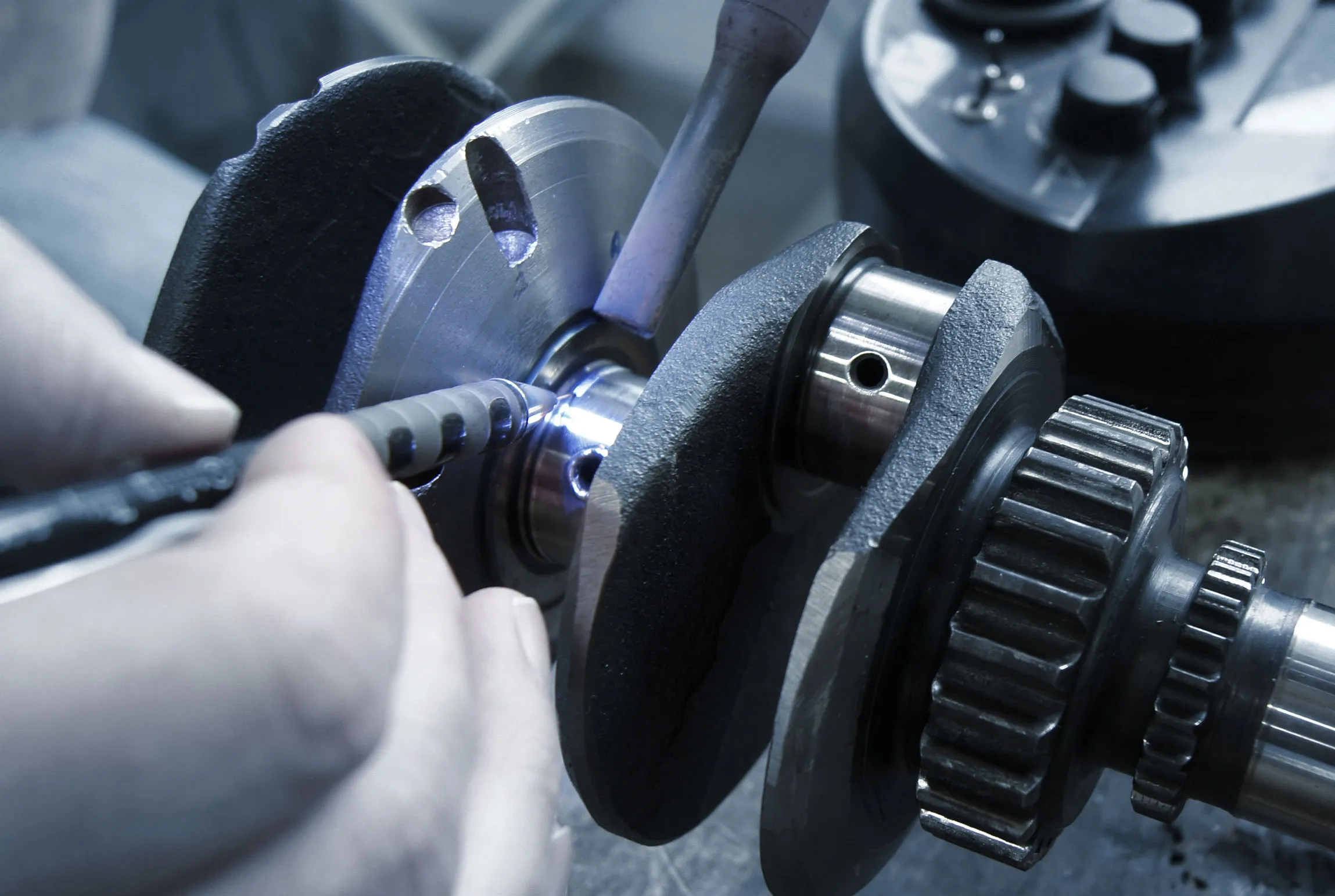 Laserschweissen Kurbelwelle