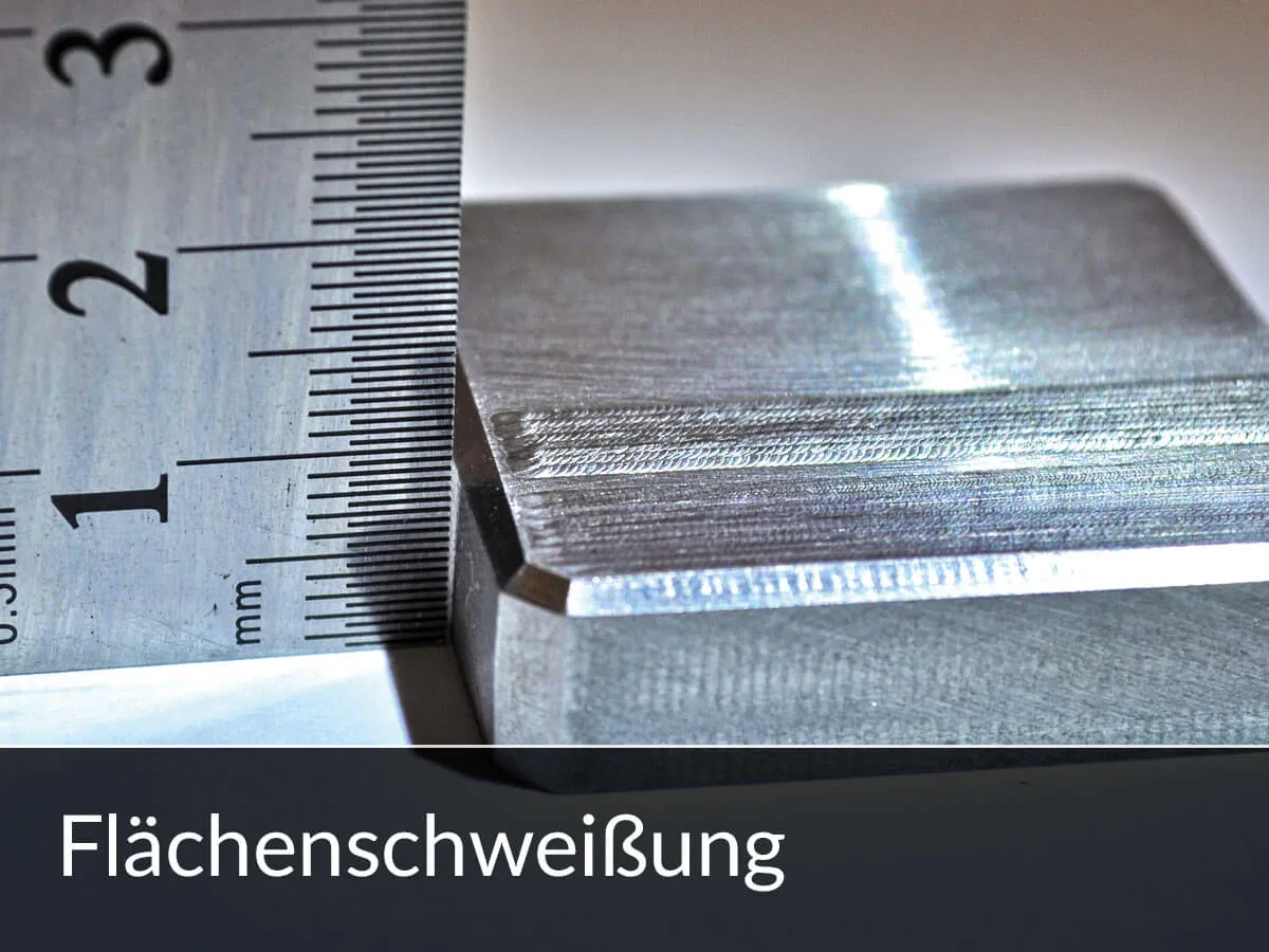 Flächenschweißung automatisiertes Bauteil